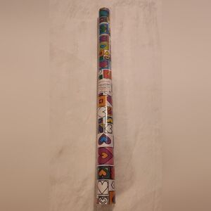 Multicolor Hearts Gift Wrap Roll - Colorful Heart Pattern